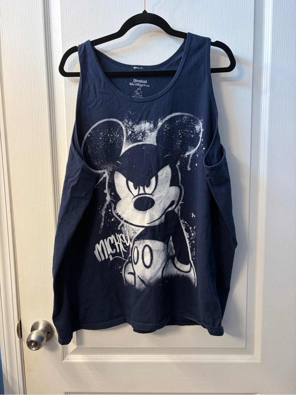 Disney Navy Blue Mickey Graphic Tank Top